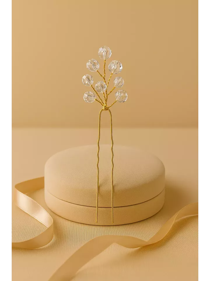 Auraline– Pic à cheveux perles cristal de Swarovski , bijou de mariage raffiné pour chignon flou Auraline– Pic à cheveux perles cristal de Swarovski , bijou de mariage raffiné pour chignon flou