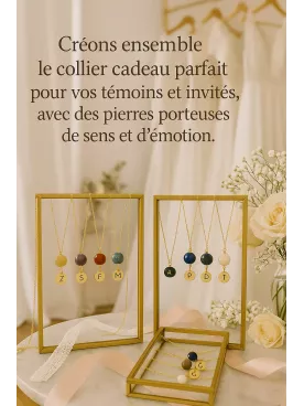 Colliers personnalisés pour témoins et invités-Des bijoux uniques pour célébrer vos liens