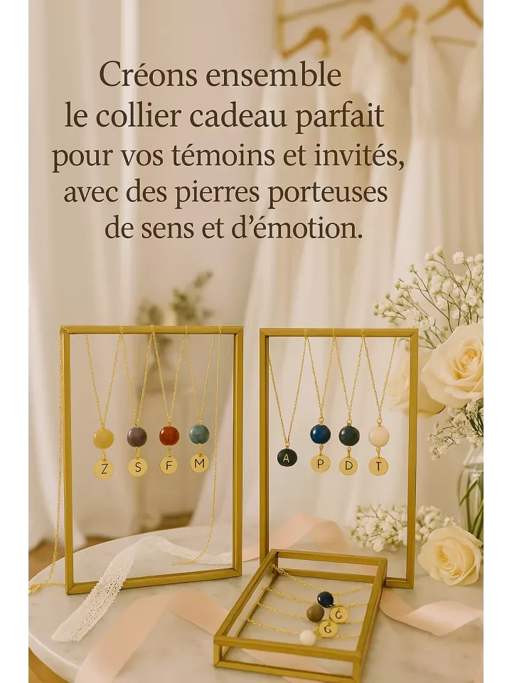 Colliers personnalisés pour témoins et invités-Des bijoux uniques pour célébrer vos liens Colliers personnalisés pour témoins et invités-Des bijoux uniques pour célébrer vos liens