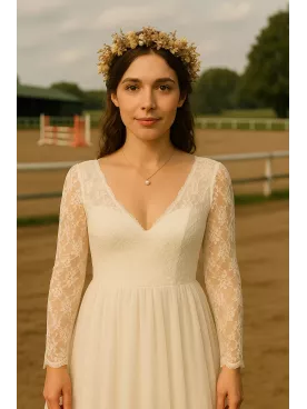 Auralis – Collier de dos mariage doré et perles nacrées, bijou délicat pour robe dos nu