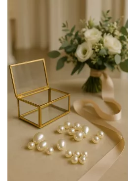 Lys – Collier mariage délicat pour robe dos nu, perle Swarovski