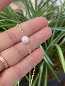 Collier mariée Épure Nacrée