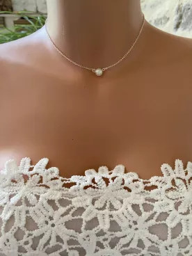 Collier de dos mariée Reflet Cristallin
