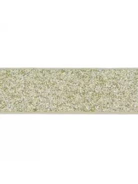 Eurydice – Bracelet mariée doré en laiton 15 mm avec ruban pailleté Gold Glitter | Bijou mariage chic et élégant