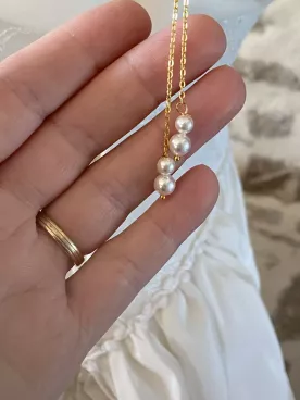 Collier de dos mariée princesse, doré, cristal goutte 24×16 mm, bijoux faits main