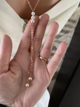 Ligne - Collier de dos perlé, raffinement du dos nu- Mariée -Mariage