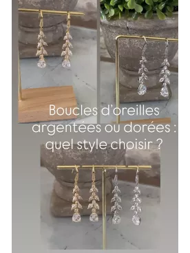 Gouttes de cristal-Boucles d’oreilles Mariée pendantes  – Élégance Princesse