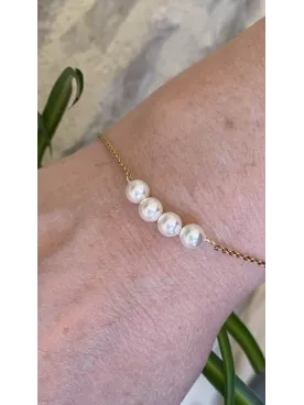 Parure Clémence – Bijoux de Mariée en Perles de Swarovski - Acier Inoxydable