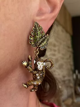 Boucles d'oreille Jungle Chic