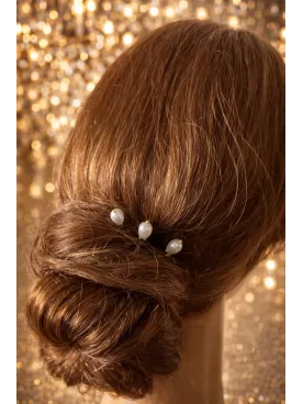 Parure goutte nacrée – Bijoux de Mariée en Perles de Swarovski - Acier Inoxydable