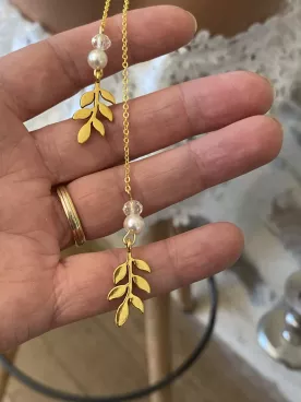 Collier de Dos Mariée Éveil d'Or
