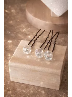 Parure goutte cristal – Bijoux de Mariée en Perles de Swarovski - Acier Inoxydable