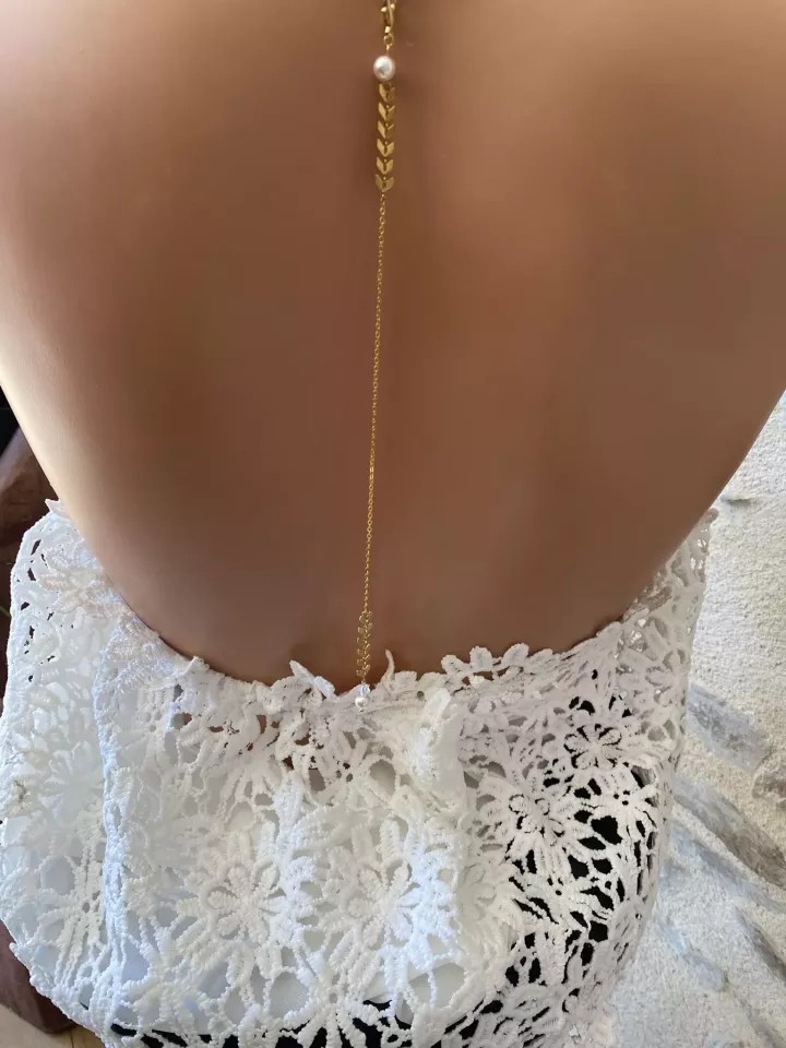 Pendentif de Dos Mariée Douce Moisson