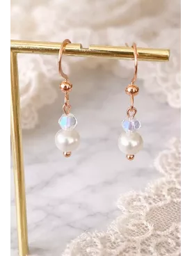 Parure Mariée Rose Gold – Collier de Dos Élégant, Bracelet et Boucles d’Oreilles | Bijoux de Mariage Raffinés Robe Dos Nu