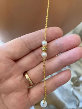 Pendentif de Dos Mariée Fleur de Lune