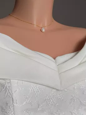 Collier de Dos Mariée pour Robe Dos Nu – Perles d’Eau