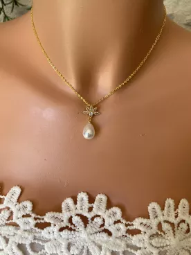 Collier  Mariée Douce Floraison