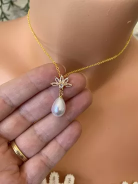Collier  Mariée Douce Floraison