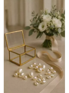 Lys – Collier mariage délicat pour robe dos nu, perle Swarovski