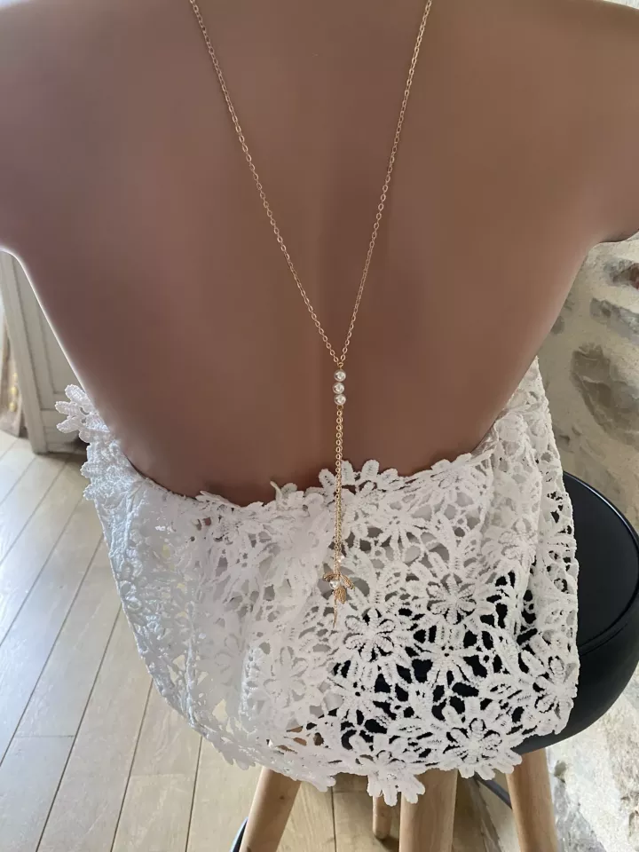 Collier de Dos Mariée Jardin Secret Collier de Dos Mariée Jardin Secret