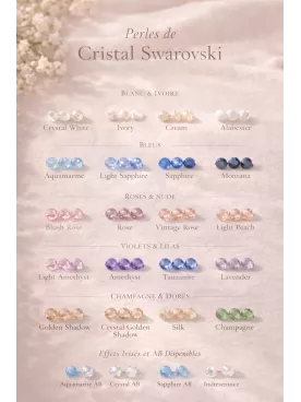 Bracelet Mariée “Mon Quelque Chose de Bleu” – Perles Fines Dorées