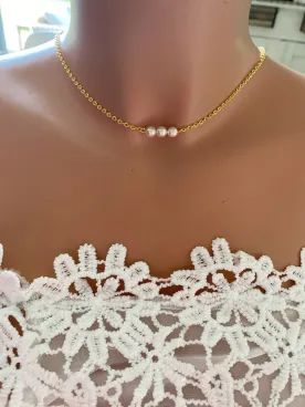 Collier de dos mariée Lysandre