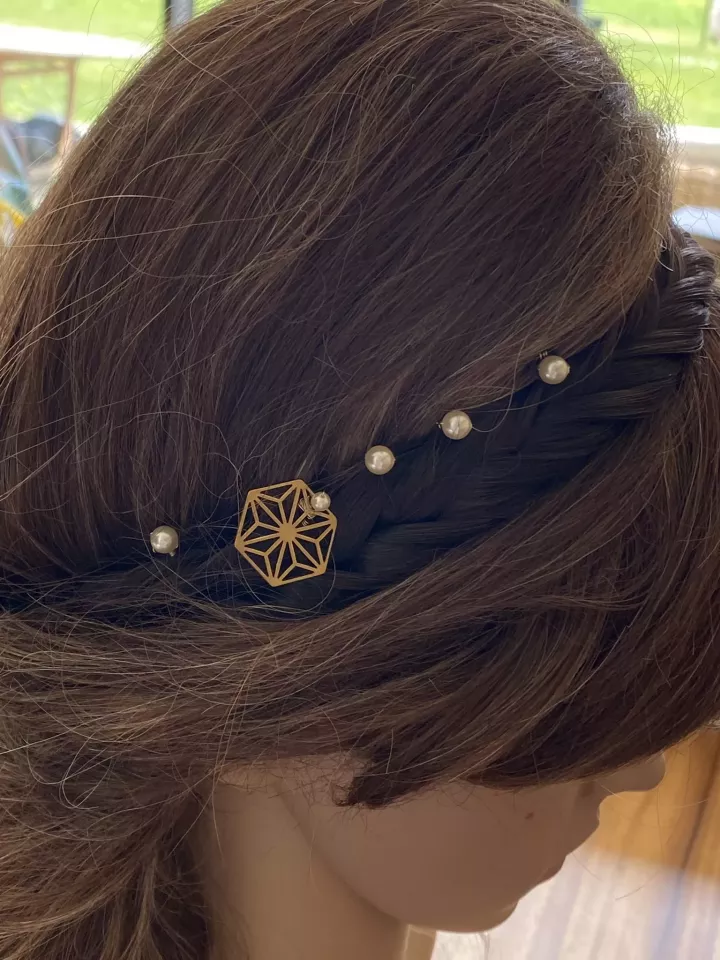 Pics à Cheveux Géométrie Élégante  - Lot de 5
