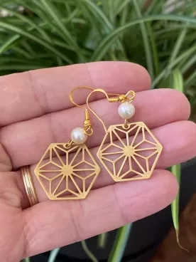 Boucles de Mariée Géométrie Élégante
