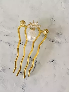 Peigne de Mariée Fleur de Grâce