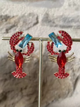 Boucles d’oreilles Homard XXL – Le bijou qui fait sensation cet été