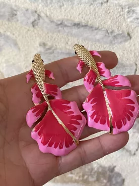 Boucles d’oreilles Poisson rose – Le bijou qui fait sensation cet été
