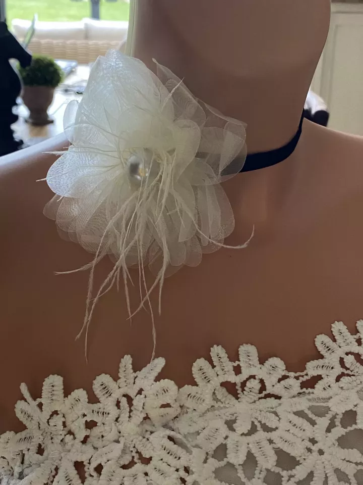 Collier  Mariée Nuage Bohème