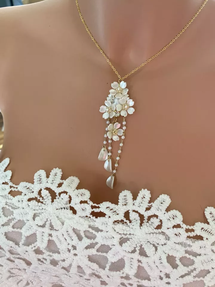 Collier Mariée Jardin de Perles