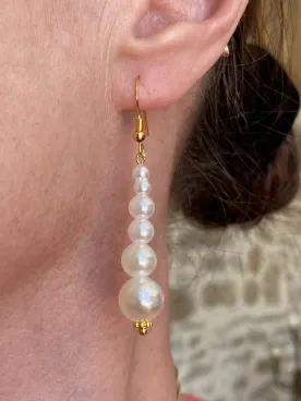 Boucles d'oreilles mariée Maëlle