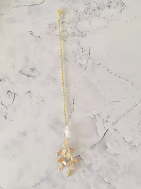 Pendentif de Dos Feuille d’Ivoire