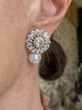 Boucles d’Oreilles Mariée Éclat Nacré