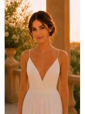 Collier de dos Florentine Cristal romantique – Bijou de dos mariée