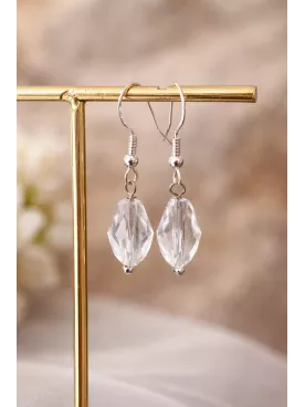Boucles d’oreilles mariée — Éclat de Cristal, une touche lumineuse et délicate