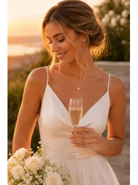 Parure Aurinne – Bijoux de mariage en perles nacrées