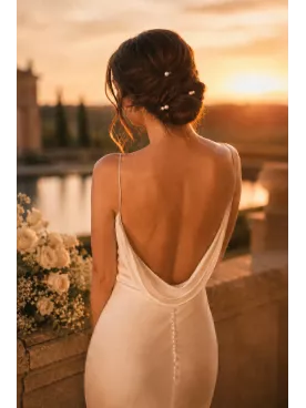 Lot de 3 pics à cheveux mariée Léinne – Double perles nacrées, bijou de cheveux mariage