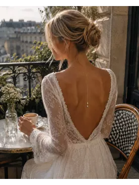 Collier de dos perles de Swarovski  – Bijou de mariée élégant et minimaliste I Trío de gotas