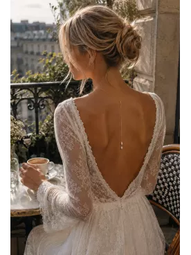 Collier de dos perles de Swarovski  – Bijou de mariée élégant et minimaliste I Trío de gotas