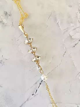 Collier de dos mariée  Reflet d’Aurore