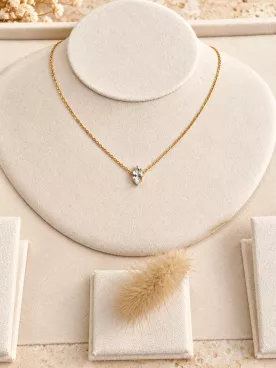 Parure bijoux de mariée en cristal – Collier, boucles d’oreilles et bracelet – Bérénice