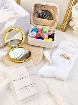 Box Grand Jour – Coffret Cadeau Mariée Complet avec Accessoires Beauté, Kit de Survie et Cadeau Surprise