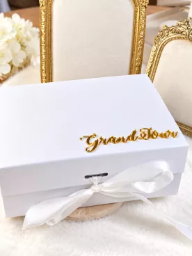 Box Grand Jour – Coffret Cadeau Mariée Complet avec Accessoires Beauté, Kit de Survie et Cadeau Surprise