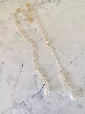 Collier de dos mariée  Isalyne