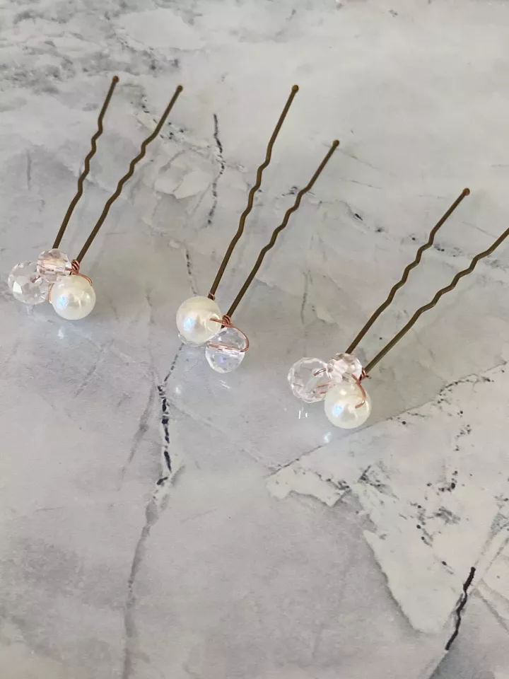 copie de Pics à cheveux Trio Cristallin - Lot de 3
