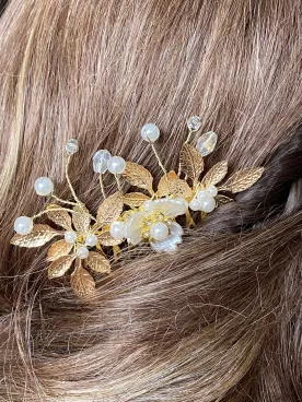 Peigne de Mariée  Fleur d’Ivoire