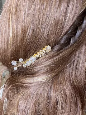 Peigne de Mariée  Plume de Cristal